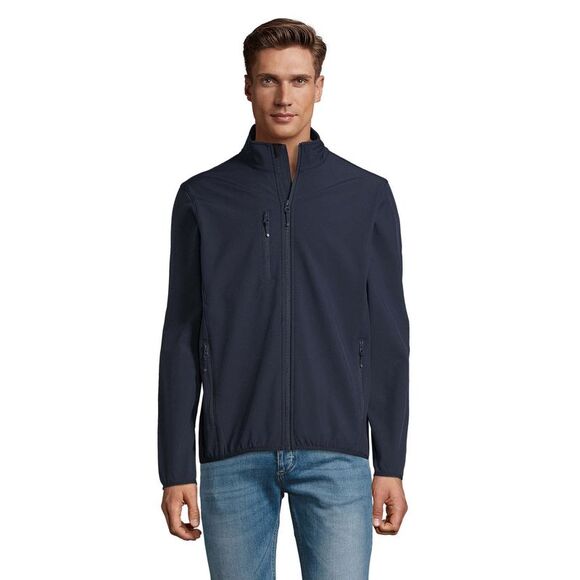 SOLS Mens Radian Soft Shell Jacket / Deep Blue - Picture 2 of 5